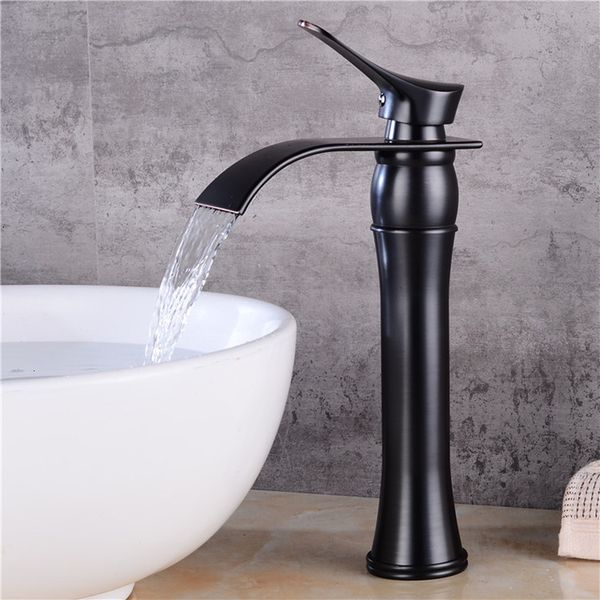 2021 new oil bathroom waterfall single handle black basin mixer bath faucet brass sink water crane tap evyk
2021 new oil bathroom waterfall single handle black basin mixer bath faucet brass sink water crane tap evyk