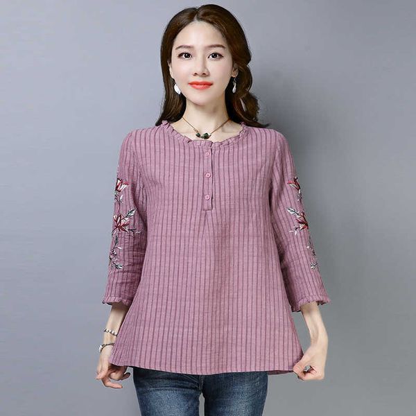 plus size ruffled collar three quarter sleeve blouse embroidered red shirt spring & autumn ladies 5xl-l 210601, White
plus size ruffled collar three quarter sleeve blouse embroidered red shirt spring & autumn ladies 5xl-l 210601, White