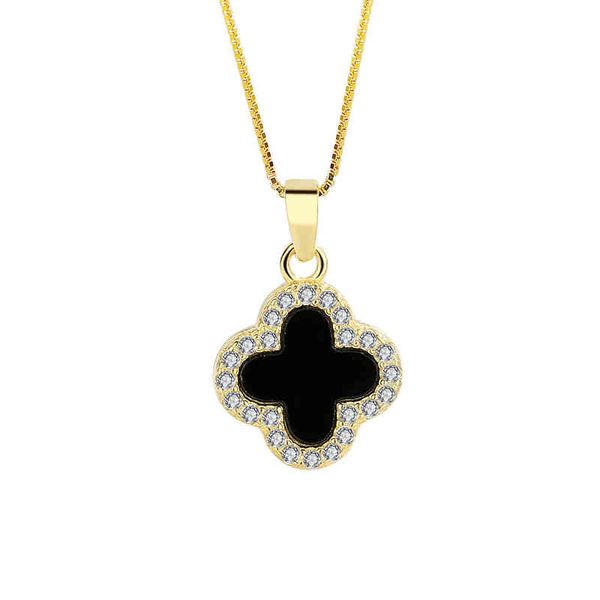 a new double faced lucky grass, a two wearing tiktok s925 silver clover necklace.
a new double faced lucky grass, a two wearing tiktok s925 silver clover necklace.