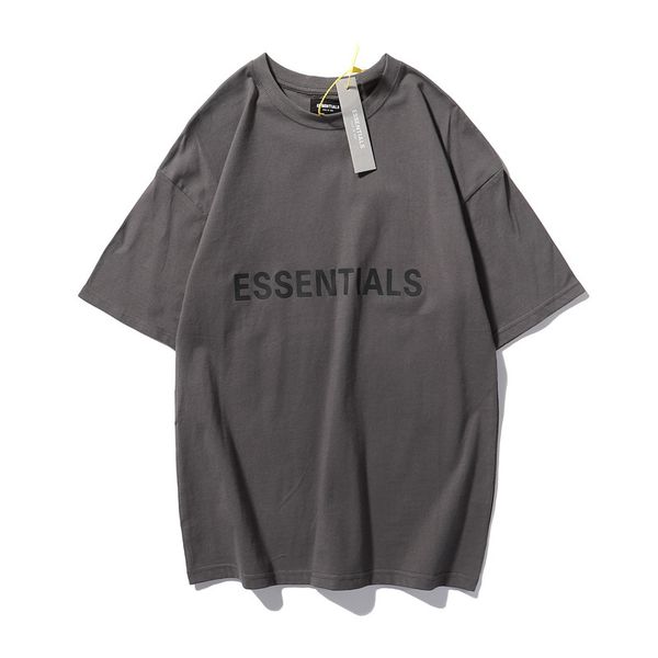 fear of god fashion brand essentials solid rubber label basic fog summer men's and women's short sleeve t-shirt, White;black
fear of god fashion brand essentials solid rubber label basic fog summer men's and women's short sleeve t-shirt, White;black