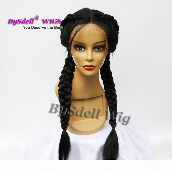 queen style wig unique double braids wig synthetic yaki hair braided lace front for black women
queen style wig unique double braids wig synthetic yaki hair braided lace front for black women