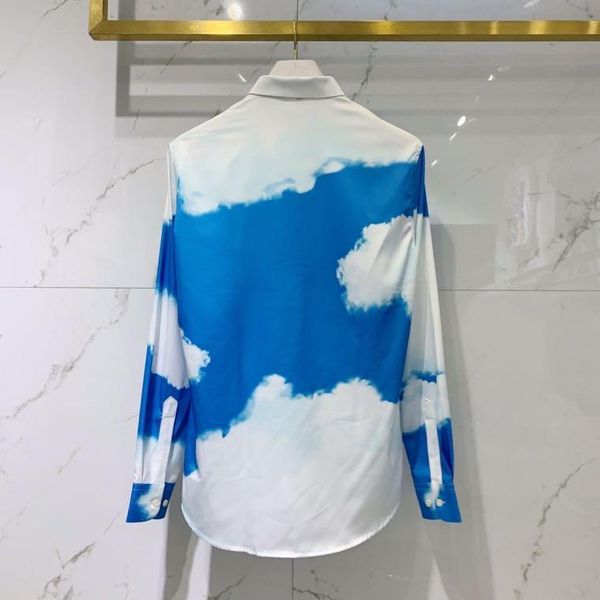 men's casual shirts wk09384 fashion 2021 runway european design party style clothing, White;black
men's casual shirts wk09384 fashion 2021 runway european design party style clothing, White;black