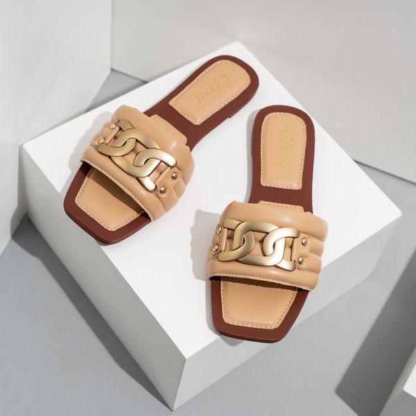 new brand design gold chain women slipper open toe slip on mules shoes flat heels casual slides flip flops beach sandals 37-42 80% off outle, Black
new brand design gold chain women slipper open toe slip on mules shoes flat heels casual slides flip flops beach sandals 37-42 80% off outle, Black