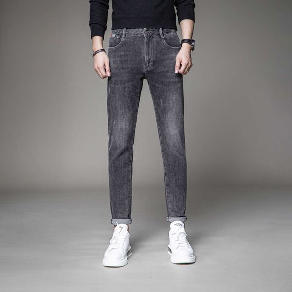 hong kong autumn winter black grey jeans slim fit and small feet korean casual men's trousers fashion brand elastic versatilewinter, Blue
hong kong autumn winter black grey jeans slim fit and small feet korean casual men's trousers fashion brand elastic versatilewinter, Blue
