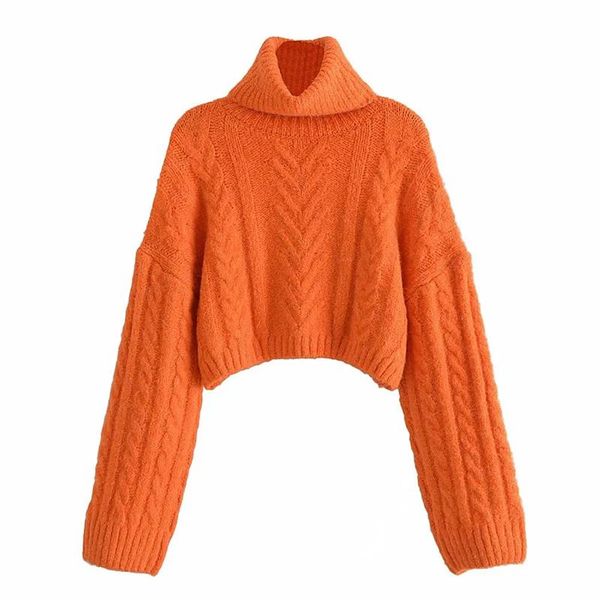 women's sweaters 2021 autumn winter women turtleneck sweater loose oversized streetwear knitted pullovers short knitwear jumper, White;black
women's sweaters 2021 autumn winter women turtleneck sweater loose oversized streetwear knitted pullovers short knitwear jumper, White;black