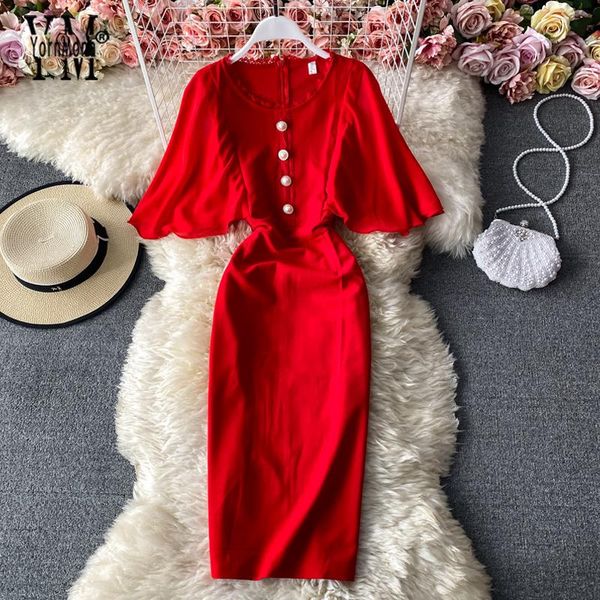 yornmona elegant ladies dress buttons 2021 flare sleeve tunic high waist party red women summer dress chiffon bodycon sundress, Black;gray
yornmona elegant ladies dress buttons 2021 flare sleeve tunic high waist party red women summer dress chiffon bodycon sundress, Black;gray