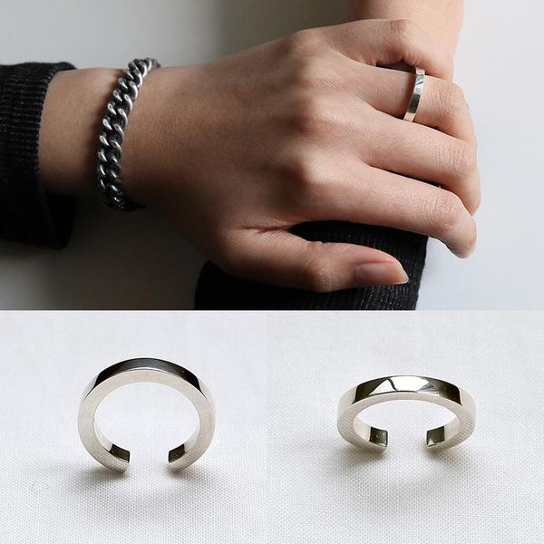 cluster rings 3.2mm authentic s925 sterling silver fine jewelry high polished solid square line band ring retro adjust j354, Golden;silver
cluster rings 3.2mm authentic s925 sterling silver fine jewelry high polished solid square line band ring retro adjust j354, Golden;silver