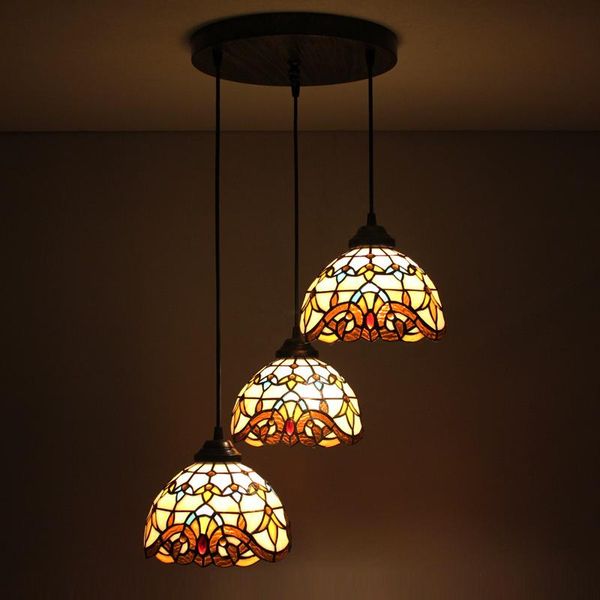 pendant lamps european tiffany chandelier e27 sun flower vintage shell mediterranean 3 line head lamp balcony aisle home decoration
pendant lamps european tiffany chandelier e27 sun flower vintage shell mediterranean 3 line head lamp balcony aisle home decoration