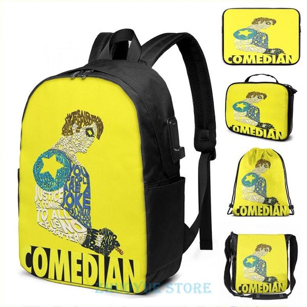 backpack graphic print watchmen - the comedian typography usb charge men school bags women bag travel laptop
backpack graphic print watchmen - the comedian typography usb charge men school bags women bag travel laptop