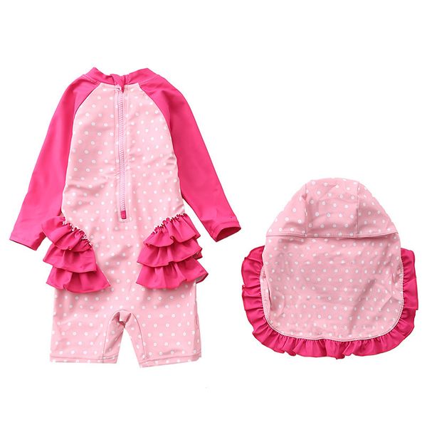 children's flamingo female one piece swimsuit in korea, White;black
children's flamingo female one piece swimsuit in korea, White;black