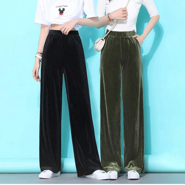women's pants & capris plus size velvet wide-leg spring and autumn fashion loose high-waist straight-leg sports mopping trousers, Black;white
women's pants & capris plus size velvet wide-leg spring and autumn fashion loose high-waist straight-leg sports mopping trousers, Black;white