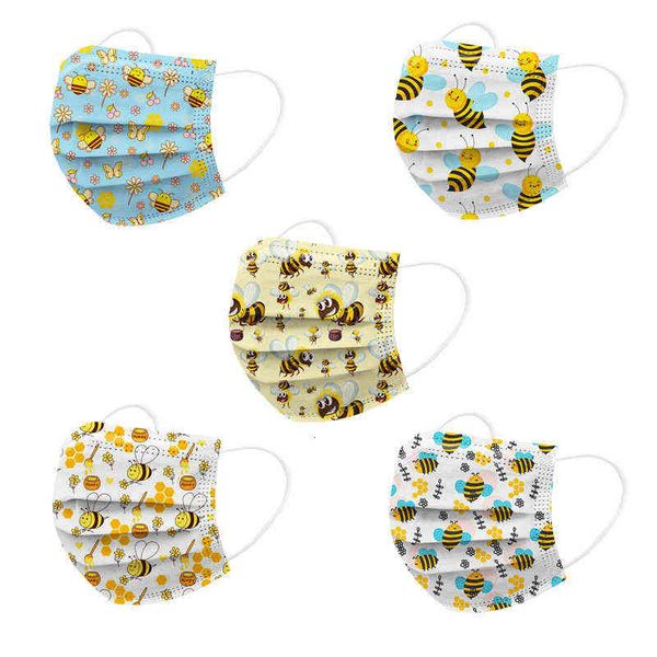 disposable bee printing mask elastic ear thread non-woven fabric with melt blown masks
disposable bee printing mask elastic ear thread non-woven fabric with melt blown masks