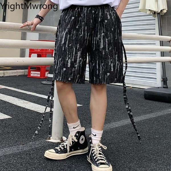 men's shorts elastic high waist side ribbon tie patchwork contrast black loose straight short techwear teenager woman man streetwear ha, White;black
men's shorts elastic high waist side ribbon tie patchwork contrast black loose straight short techwear teenager woman man streetwear ha, White;black