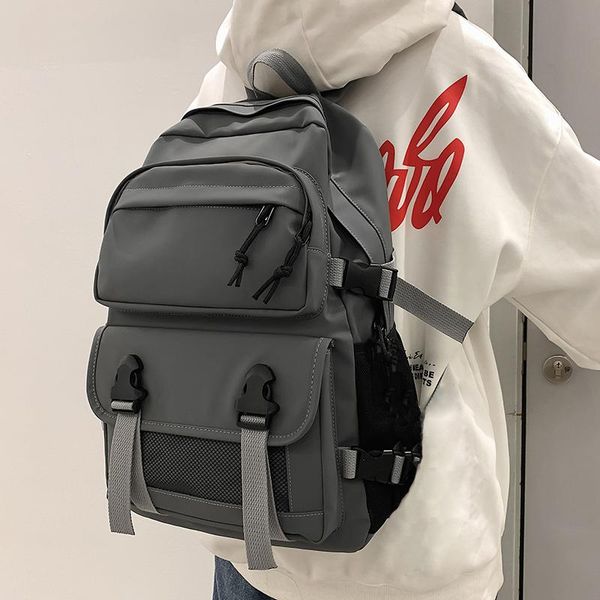 backpack brand large capacity men's anti-theft solid color multi-pocket school bag male travel backbag bookbag
backpack brand large capacity men's anti-theft solid color multi-pocket school bag male travel backbag bookbag