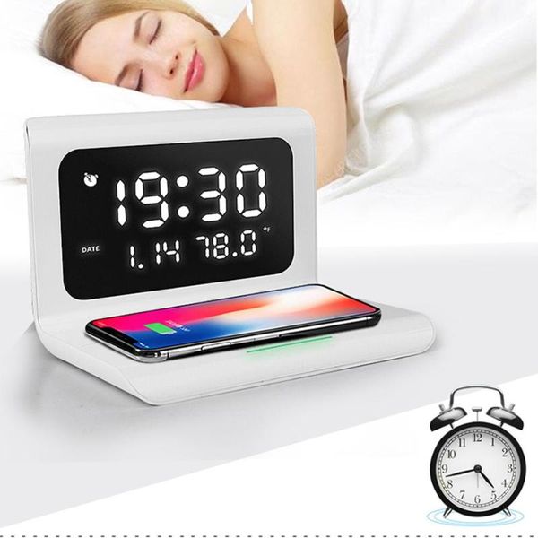 3 in 1 fast wireless charger electric digital alarm clock with lcd screen mobile phone wireless charging holder phone stand
3 in 1 fast wireless charger electric digital alarm clock with lcd screen mobile phone wireless charging holder phone stand