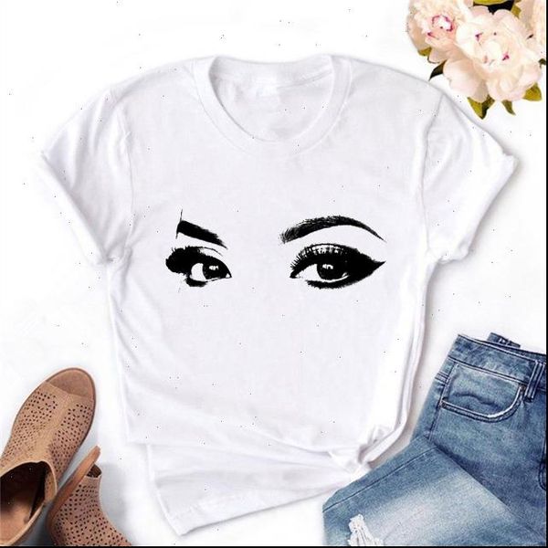 princess makeup art pink eyelashes print vogue t shirt women kawaii tshirt streetwear summer o neck woman clothes, White
princess makeup art pink eyelashes print vogue t shirt women kawaii tshirt streetwear summer o neck woman clothes, White