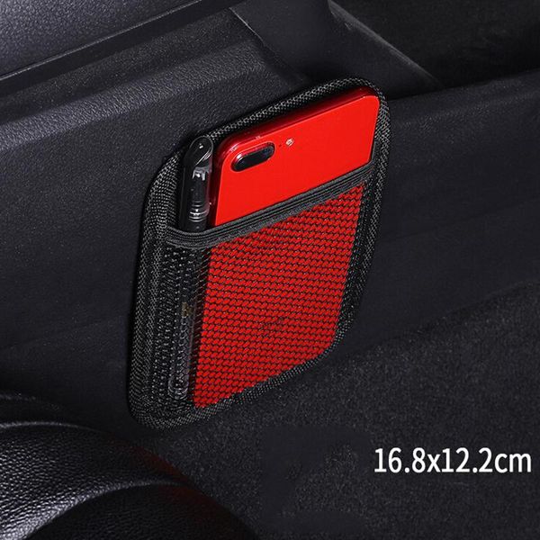 car organizer 1*universal black storage bag brand stick-up mesh net phone holder pouch hanging ornament decorate
car organizer 1*universal black storage bag brand stick-up mesh net phone holder pouch hanging ornament decorate
