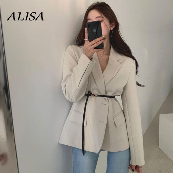 women's suits & blazers spring autumn blazer women elegant turn-down collar long sleeve casual ladies solid short coats, White;black
women's suits & blazers spring autumn blazer women elegant turn-down collar long sleeve casual ladies solid short coats, White;black