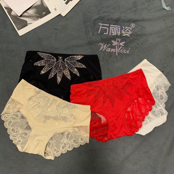 factory direct sales new ice silk lace mid-low waist womens briefs comfortable breathable large elastic with diamond womens underwear, Black;white
factory direct sales new ice silk lace mid-low waist womens briefs comfortable breathable large elastic with diamond womens underwear, Black;white