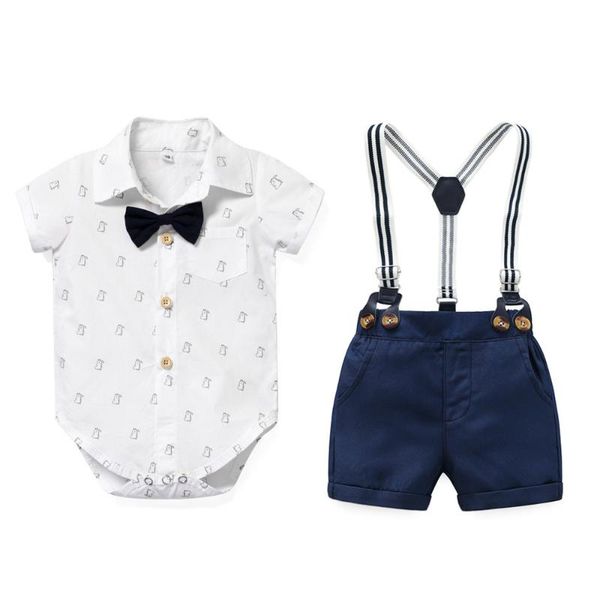 clothing sets baby boy clothes 100% cotton white romper + bow navy shorts suspenders belt infant short outfit for born
clothing sets baby boy clothes 100% cotton white romper + bow navy shorts suspenders belt infant short outfit for born