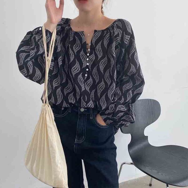 2021 new design sheets print buttons shirts full retro sweet sleeves gental spring autumn women's blouses lf5h, Black;white
2021 new design sheets print buttons shirts full retro sweet sleeves gental spring autumn women's blouses lf5h, Black;white
