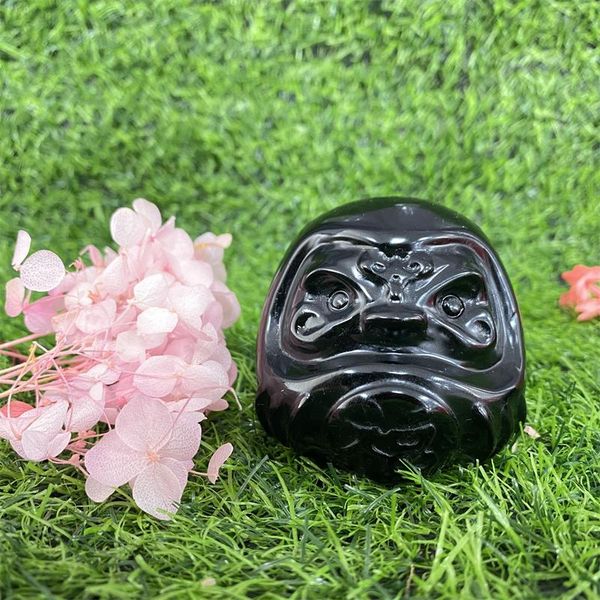 decorative objects & figurines wholesale natural gemstone carving crafts black obsidian dharma ornaments for art collect lsy
decorative objects & figurines wholesale natural gemstone carving crafts black obsidian dharma ornaments for art collect lsy