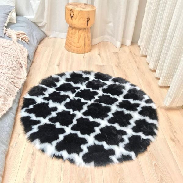 carpets moroccan trellis area rug round white black carpet for living room modern fur faux rugs bedroom fluffy mat washable soft
carpets moroccan trellis area rug round white black carpet for living room modern fur faux rugs bedroom fluffy mat washable soft