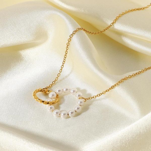 pendant necklaces minar causal imitation pearl beaded hollow round necklace for women girls gold color thin chain accessories, Silver
pendant necklaces minar causal imitation pearl beaded hollow round necklace for women girls gold color thin chain accessories, Silver