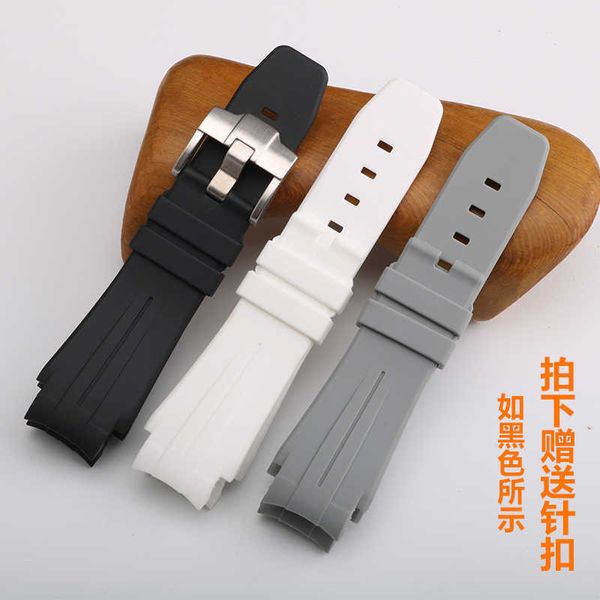 21mm rubber watchband for role x deepsea 116660 watch band strap waterproof sport wrist bracelet tape pin buckle on h0915, Silver
21mm rubber watchband for role x deepsea 116660 watch band strap waterproof sport wrist bracelet tape pin buckle on h0915, Silver