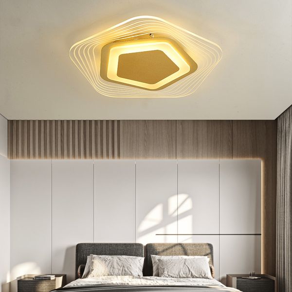2021 new modernas luzes de teto led quarto lmpada pentgono dourado para estudo sala jantar montagem em superfcie controle remoto casa luz eg
2021 new modernas luzes de teto led quarto lmpada pentgono dourado para estudo sala jantar montagem em superfcie controle remoto casa luz eg