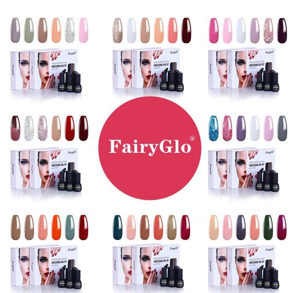 nail art kits fairyglo 6 pieces/set gel polish set soak off 7ml pure color varnish hybrid for manicure paint
nail art kits fairyglo 6 pieces/set gel polish set soak off 7ml pure color varnish hybrid for manicure paint