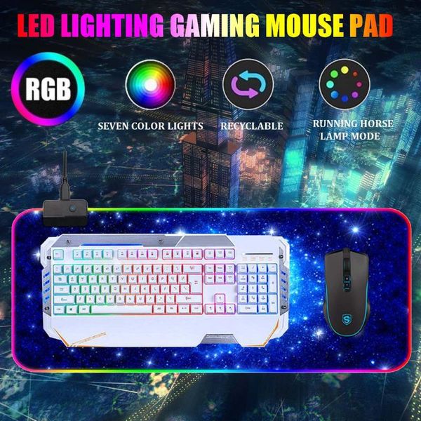 mouse pads & wrist rests led rgb gaming pad computer gamer mousepad large game rubber no-slip mat pc lapkeyboard desk carpet 80x30cm
mouse pads & wrist rests led rgb gaming pad computer gamer mousepad large game rubber no-slip mat pc lapkeyboard desk carpet 80x30cm