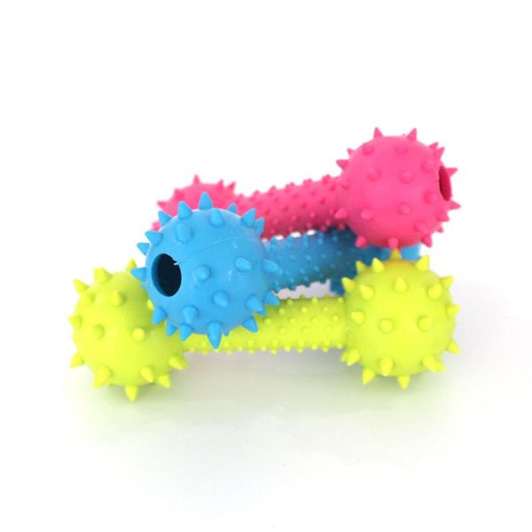 dog toys & chews tpr pet colorful dotted dumbbell shaped lovely rubber puppy cat toy squeaker
dog toys & chews tpr pet colorful dotted dumbbell shaped lovely rubber puppy cat toy squeaker