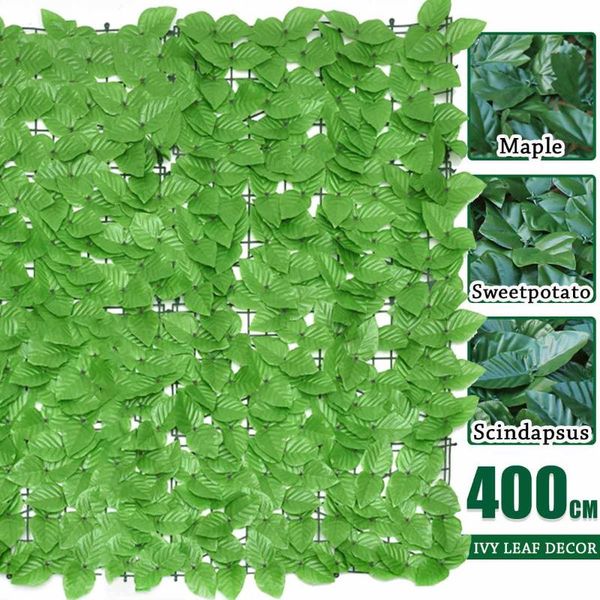 decorative flowers & wreaths 400cm artificial leaf fence net hedges faux ivy vine decoration simulation green plants for garden decor
decorative flowers & wreaths 400cm artificial leaf fence net hedges faux ivy vine decoration simulation green plants for garden decor
