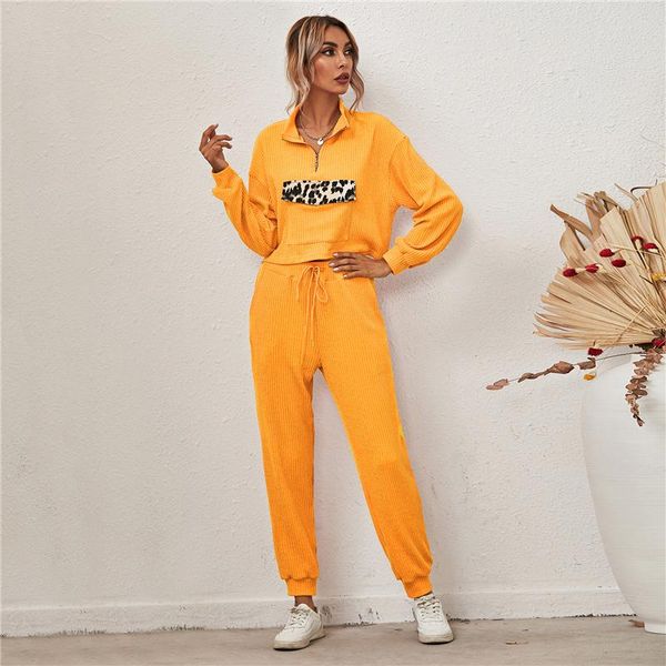 women's two piece pants solid tracksuit women set autumn clothing zipper up pullover long suits casual woman sets outfits streetwear, White
women's two piece pants solid tracksuit women set autumn clothing zipper up pullover long suits casual woman sets outfits streetwear, White