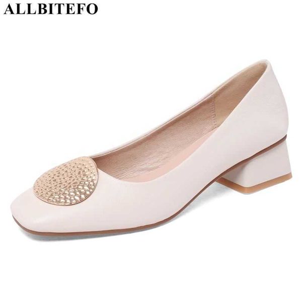 allbitefo metal ornaments genuine leather thick heels office ladies shoes brand high heels women shoes women high heel shoes 210611, Black
allbitefo metal ornaments genuine leather thick heels office ladies shoes brand high heels women shoes women high heel shoes 210611, Black