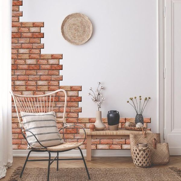 3d stereo tile stickers red brick self-adhesive wall stickers living room tv bathroom decoration anti-collision wallpaper
3d stereo tile stickers red brick self-adhesive wall stickers living room tv bathroom decoration anti-collision wallpaper