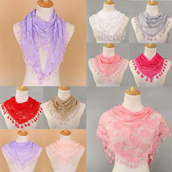 scarves spring hollow triangle scarf for girls women lace lady headscarf female tassel shawls solid color elegant 148*48cm, Blue;gray
scarves spring hollow triangle scarf for girls women lace lady headscarf female tassel shawls solid color elegant 148*48cm, Blue;gray