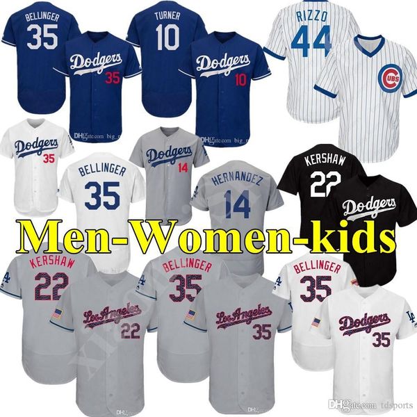men women kids stars and stripes 35 cody bellinger 22 clayton kershaw baseball jersey 14 enrique hernandez 5 corey seager, Blue;black
men women kids stars and stripes 35 cody bellinger 22 clayton kershaw baseball jersey 14 enrique hernandez 5 corey seager, Blue;black