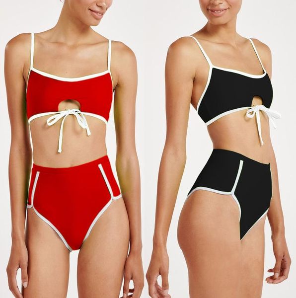 high waist swimsuit female condole belt lace up swimming suit for women two piece swimwear beachwear bathing suit sport style
high waist swimsuit female condole belt lace up swimming suit for women two piece swimwear beachwear bathing suit sport style