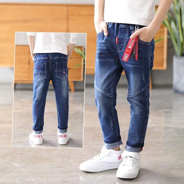 jeans ienens kids boys fashion clothes classic pants denim clothing children handsome boy casual bowboy long trousers 5-13y, Blue
jeans ienens kids boys fashion clothes classic pants denim clothing children handsome boy casual bowboy long trousers 5-13y, Blue