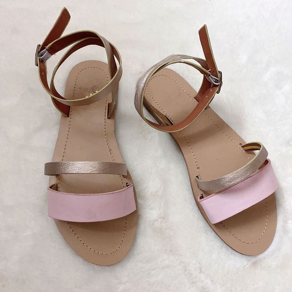2021 new women sandals flat sanke summer casual big size 41 women's beach gold ankle buckle shoes ladies comfort cool footwear yhzq, Black
2021 new women sandals flat sanke summer casual big size 41 women's beach gold ankle buckle shoes ladies comfort cool footwear yhzq, Black