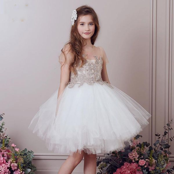 tjejklänningar prisvärd white princess tulle short knee length gold lace ball gown flower girl for wedding, Red;yellow
tjejklänningar prisvärd white princess tulle short knee length gold lace ball gown flower girl for wedding, Red;yellow
