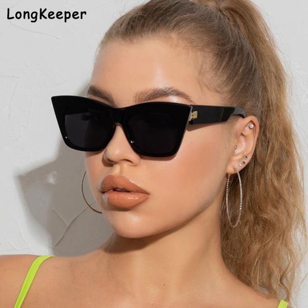 sunglasses vintage women oversize square cat eye sun glasses big frame black uv400 goggle, White;black
sunglasses vintage women oversize square cat eye sun glasses big frame black uv400 goggle, White;black