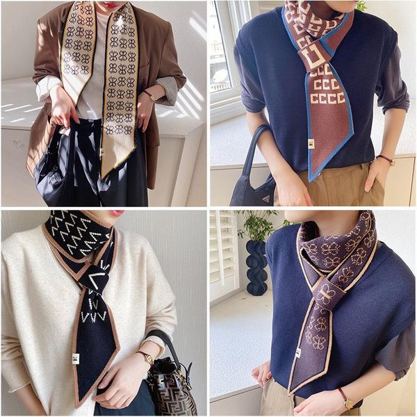 scarves 2021 knitted scarf women's warm and versatile decoration in autumn winter long korean student double-sided wool, Blue;gray
scarves 2021 knitted scarf women's warm and versatile decoration in autumn winter long korean student double-sided wool, Blue;gray