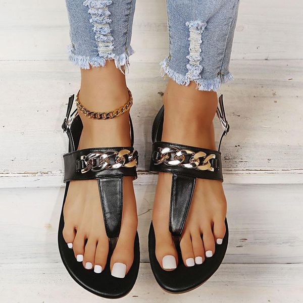 slippers 2021 summer flat bohemian flip-toe chain sandals women's cross-border large size tassel pendant women a952, Black
slippers 2021 summer flat bohemian flip-toe chain sandals women's cross-border large size tassel pendant women a952, Black