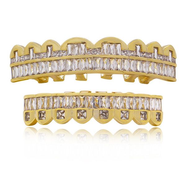 hip hop grills iced out cubic zircon fang mouth teeth grills caps & bottom grill set men women grills teeth jewelry, Black
hip hop grills iced out cubic zircon fang mouth teeth grills caps & bottom grill set men women grills teeth jewelry, Black
