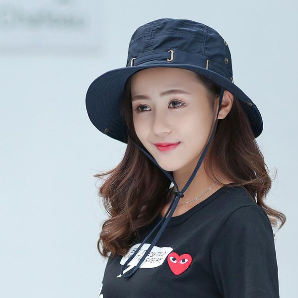 wide brim hats summer outdoor travel mountain climbing sun protection uv lady korean version of big-brimmed fisherman hat, Blue;gray
wide brim hats summer outdoor travel mountain climbing sun protection uv lady korean version of big-brimmed fisherman hat, Blue;gray