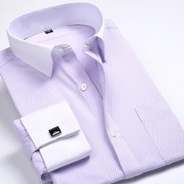 autumn pure color pink yellow blue fashion personality casual formal long sleeve men dress shirt with french cufflinks men's shirts, White;black
autumn pure color pink yellow blue fashion personality casual formal long sleeve men dress shirt with french cufflinks men's shirts, White;black