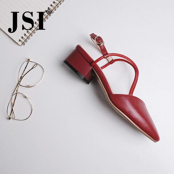 dress shoes jsi ankle-wrap women sandals classics genuine leather back strap design solid buckle square heel casual jm707, Black
dress shoes jsi ankle-wrap women sandals classics genuine leather back strap design solid buckle square heel casual jm707, Black